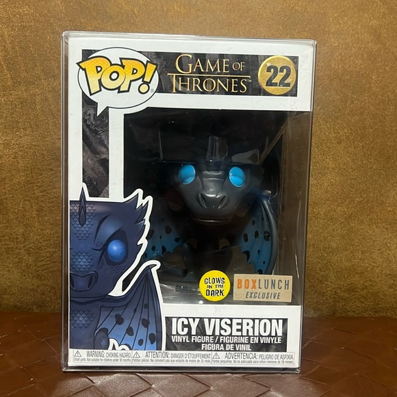 Funko Pop- Game of thrones- Dragob- Icy Viserion- 22 - Picture 1 of 3